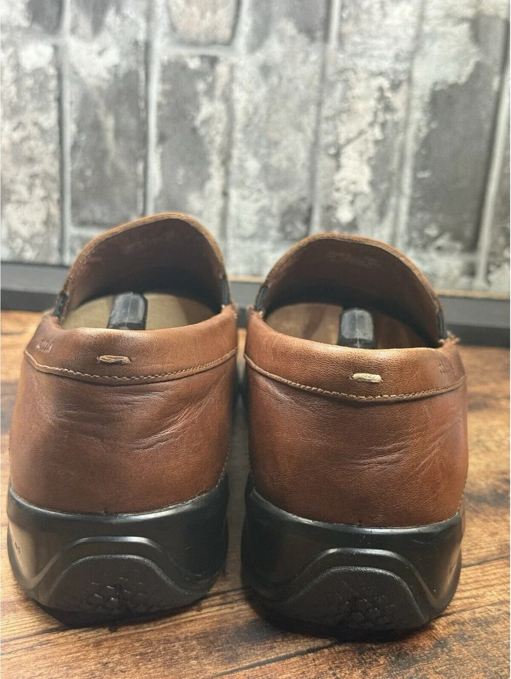 Cole Haan Grand.ØS Men's Brown Leather Slip-On Loafer Almond Toe US 12 M